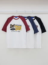 アーロンエブリーラグランショートスリーブTシャツ