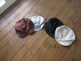 cotton side shirring cap