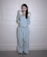 Alley Fur Hooded Zip-Up (3colors)