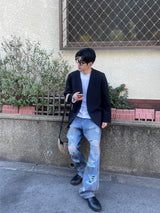 Balance collarless jacket