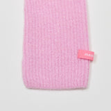 CUT-OUT OFF SHOULDER KNIT PINK