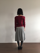 Rosé banding cutout skirt (3color)