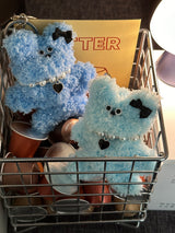 Blue bear key ring (2color)