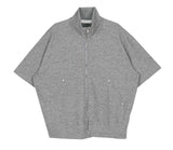 No.0758 K ポイントハーフニットジップアップ (6color)