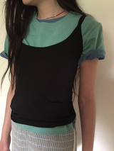 レイヤード ムード Tシャツ (10color)
