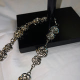  Metal Silver Waist Chain Belt Marmot/Ribbon/Rose (Choose 1 of 3)