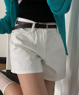 Cairns Natural Twill Cotton 3/4-Length A-Line Short Pants (1 Color)