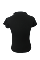 Half neck shirring T (3color)