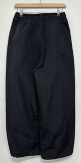 TRACKING BUCKLE NYLON CRINKLE TWO PLEAT WIDE LONG PANTS 💛🖤💚 - 3 COLORS