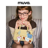 muva. 本革 チャーム付 3WAY ミニトートバッグ