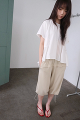 unbalance pleats T (2c)