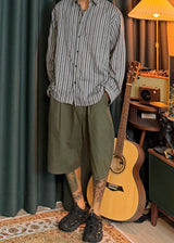Striped Basic Shirt 2COLOR