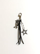 Hippie star keyring