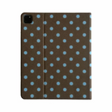 Dot caramel brown ipad case