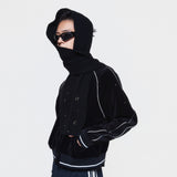 (DUC) Eyelet Stud Muffler Black