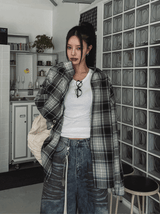 Oropeu String Check Over Shirt