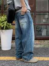 MR Dat long wide Denim