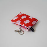 Blossom Wish pattern keyring pouch(mini)