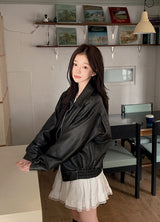 #LV ビンテージブラックレザージャケット
