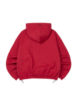 Cross String Hood _ Dark Red 
