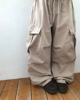テケンボタンワイドカーゴパンツ