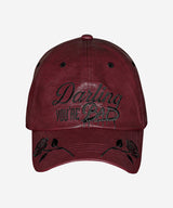 DYB レザーボールキャップ #ワイン