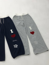 アイ ♥ ハートパッチパンツ