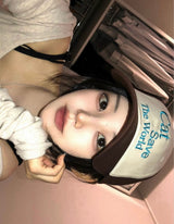 Cat Save The World ボールキャップ (Brown)