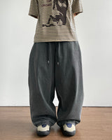 Herringbone Pintuck Balloon Pants