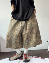 レオパードウォッシングベルトバミューダ 🐯🖤💛3COLOR