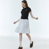 Shape Logo Slim Span T-Shirt Black
