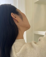 Rosé earring (silver)