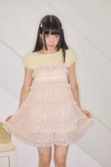 SHINING SKULL HOTFIX TOP (LEMON)