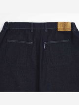 レギュラー ワイド ワーク ハーフ パンツ (DENIM)