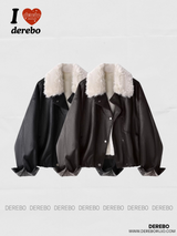 Custom Warm Fur Collar Leather Jacket