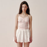 Lace Cap Sleeveless (Pink)