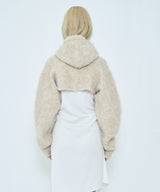 2WAY HOODED MUFFLER KNIT