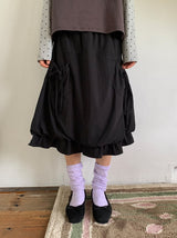 Laris Banding See-Through Knee Socks