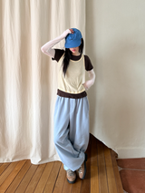 べりテッドスウェットパンツ
