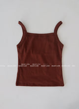 5 colors ベーシックプレーンコットンノースリーブ