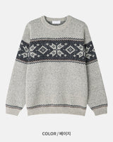 Frost nordic pattern knit