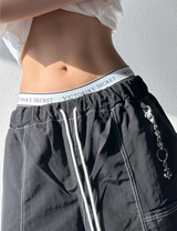 Bati Nylon Stitch Keyring Point Short Bermuda Shorts 3 Colors