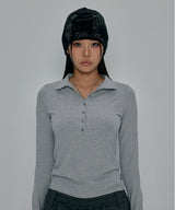 TATTOOED GRAPHIC BEANIE_BLACK