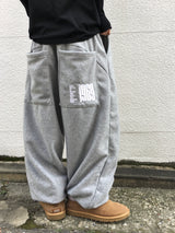 キャンプ ユニセックス ワイドフリースパンツ 3C