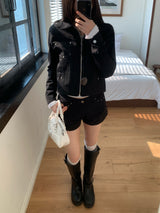 Haze Metal Stud Cotton Jacket