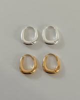 Rosé earring (silver)