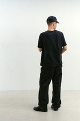 ミックスファブリックm65パンツ (Washed Black)
