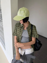 CHECK ROLL-UP SHIRT