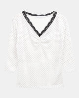 ヒラングドットレース7スリーブTシャツ