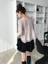 Pumpkin suede banding shorts